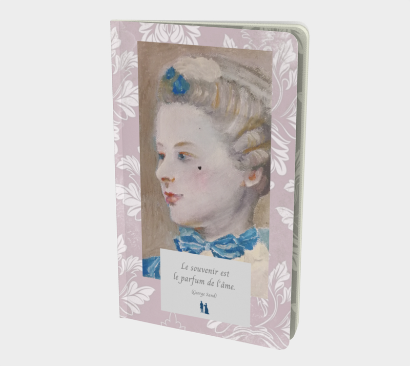 Designer notebook ''Young Girl after Perronneau''