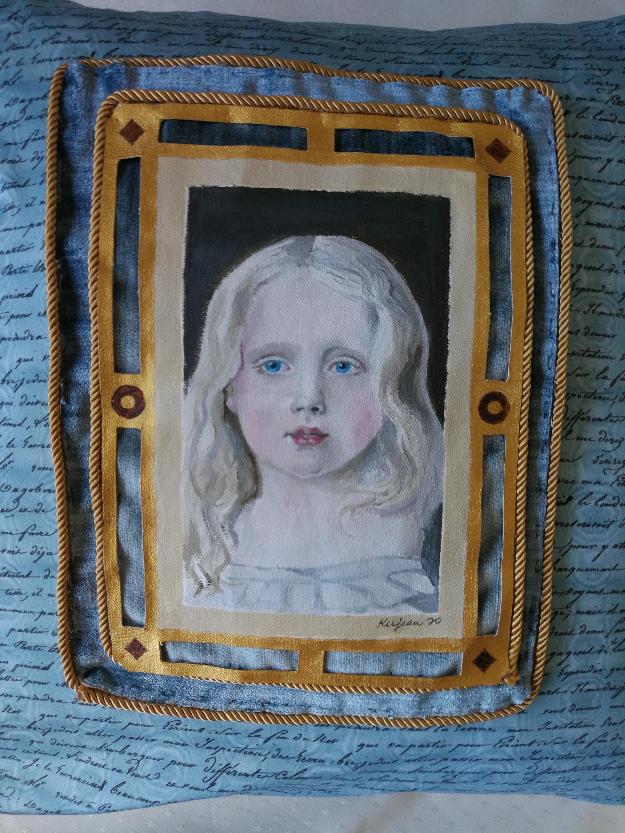 Child of the Enlightenment (Venetian Cushion)
